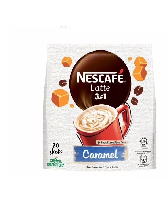 Nescaffe latte caramel